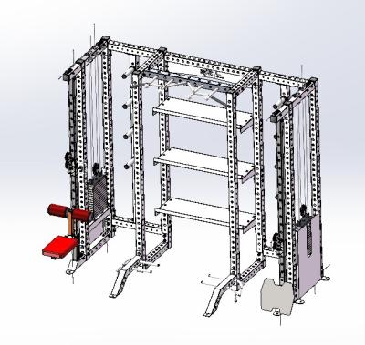 China Gimnasio Comercial Acostada Deportes Acostada Rack y Cable Crossover Máquina Ejercicio Multifunción en venta