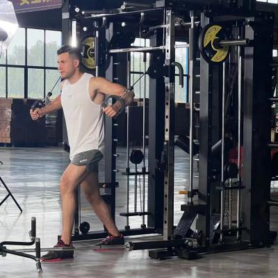 China Fitness-Zentrum kundenspezifisches Logo erhältlichd Smith Machine Fitness Kabel Crossover Bänke zu verkaufen