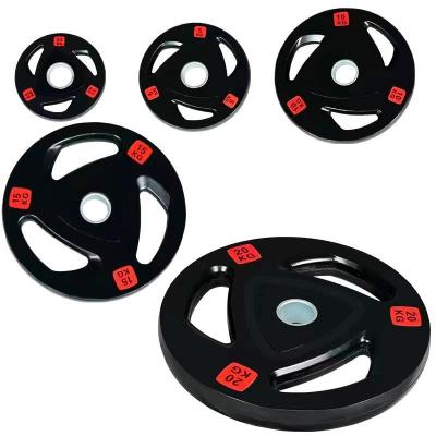 China Personal Trainers' Choice Cast Iron and Rubber Coated Weight Plates for Home Gym Floors for sale