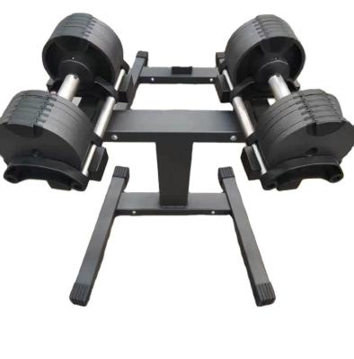 China Metal Free Weights Adjustable Dumbbell for Home Gym Strength Training Equipment for sale