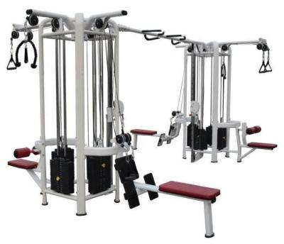 China 8 Estaciones Entrenador funcional Equipo de gimnasio para unisexo Color de marco seleccionable opcional en venta