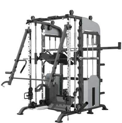 China Rectangular Tube Steel Q235 Multi Functional Trainer Power Rack for Strength Training for sale