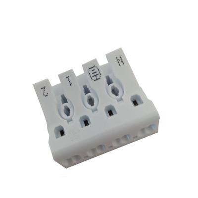 China Build Openwise 4p Quick Connect TB Mini Push In Wire Connector for sale