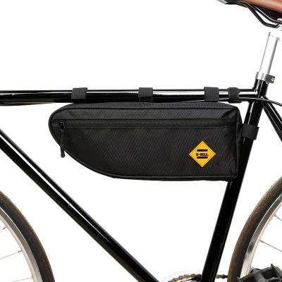 China Outdoor Bicycle Front Tube Triangle Waterproof Cycling Packet Pouch Bike Handlebar Storage Recycling Bag for sale