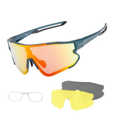 China SKI New UV400 Recycling UV400 Cycling Sunglasses Motorcycle Road Bike Riding Wind-Protecting Eyewear Eyewear Glass 5 New for sale