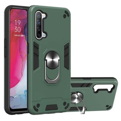 China Shockproof Magnetic Car Mount Holder Kickstand Case Finger Ring Holder Mobile Phone Skin Cover For OPPO Reno 3 Realme C15 C11 for sale