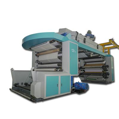 China CI Type Flexo Spunlace Printing Machine Fabric Nonwoven Printing Machine And Spunbond Printing Factory 4 Colors 1600mm Nonwoven Machine for sale