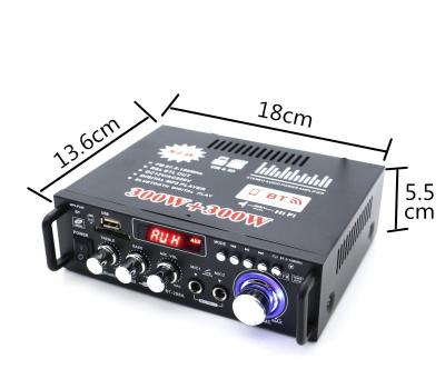 China Purchase Mini Karaoke Subwoofer Bass 2 Channel Class D High Fidelity Car Home Stereo Power Audio Amplifiers for sale