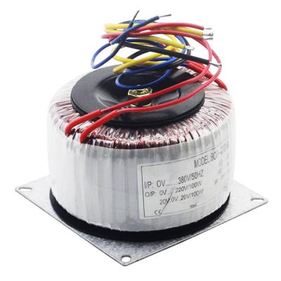 China Hot sale low loss 220v 230v 240v 45 0 45 24-0-24 50 0 50v 1500va 5kva step down toroidal transformers with good price for sale