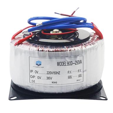 China Best Low Loss Selling 220v 240v 45 0 45 24-0-24 50 0 50v 2x28v 1500va 5kva Flat Step Down Toroidal Transformers For Amps for sale