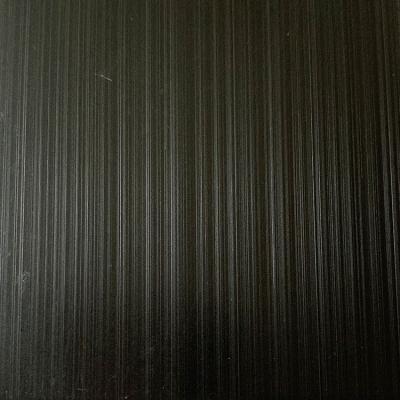 China High Quality Decorative Elevator Stainless Steel Sheet Black Hairline Stainless Steel Sheet for sale