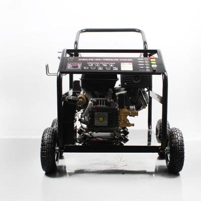 China Critical Cleaning Car Portable High Pressure Washer/Cold Water Residue Free Gasoline 250bar Heavy Duty With Wheel for sale