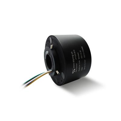 China Standard Through Hole Slip Ring , Hole Size 25.4mm Circuit 6 10A 240V LPT025-0610 for sale