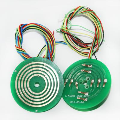 China PCB Slip Ring Slip Ring Rotating 300rpm 380vac Electrical Common Slip Ring LPKS005-0502 for sale