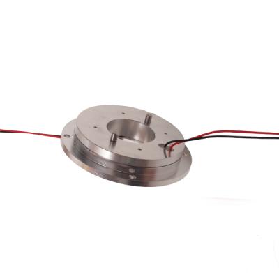 China Pancake Slip Ring Through Bored Pancake Slip Ring, 2 Channel 2A Via 30mm, For Rotary Table for sale