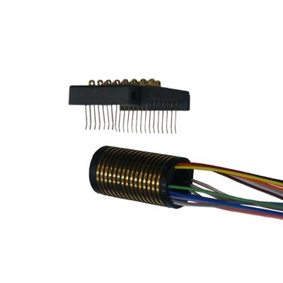 China Remote Control Capsule Slip Ring 250mm Standard Lead Length For Mini Wire Mills Rotating Connector for sale