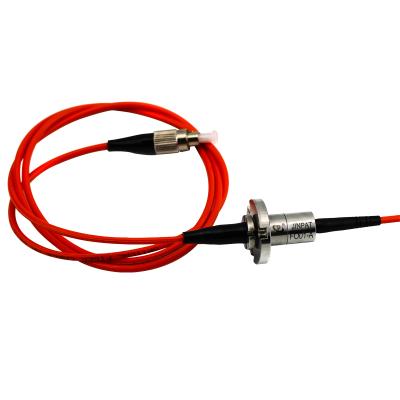 China Integrate single channel optical slip ring with 2000 rpm high working speeds and high IP68 protection for sale