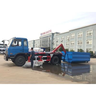 China Factory Lifter Truck Hydraulic Hook Lift Garbage Truck Drop Off Garbage Truck for sale