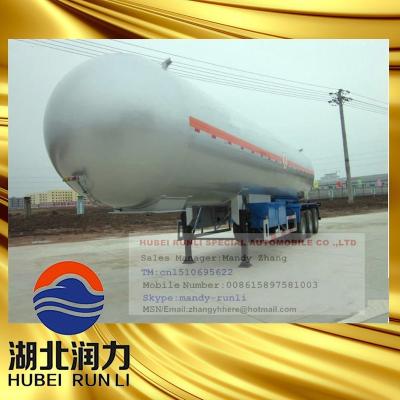 China Semi Truck Trailer Grain Transport Huge Capacity Bulk Lpg Trailer for sale