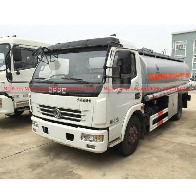 China Dongfeng 8000L Fuel Oil Tanker Truck With 3856 Refueling Dispenser for sale