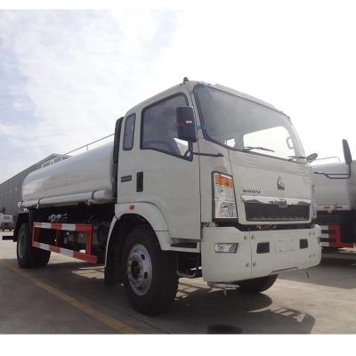 China Q235 Carbon Steel Butt Price 160hp RHD HOWO 10000L Water Truck HOWO Water Jet Truck for sale