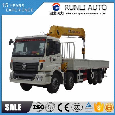 China CRANE TRUCK Promotion FOTON 4x2 12 ton truck mounted crane / 12 ton truck crane for sale