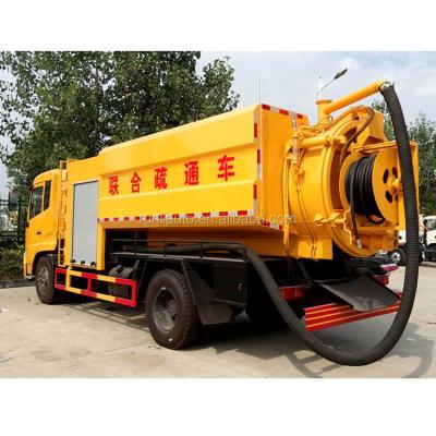 China Runli Suction Truck Dongfeng Automatic Sewer Cleaning Vehicles For Sale Truck EQ1168 for sale