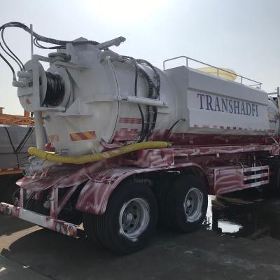 China Truck Trailer 25 CBM VACUUM SUCTION SEMI TRAILER for sale