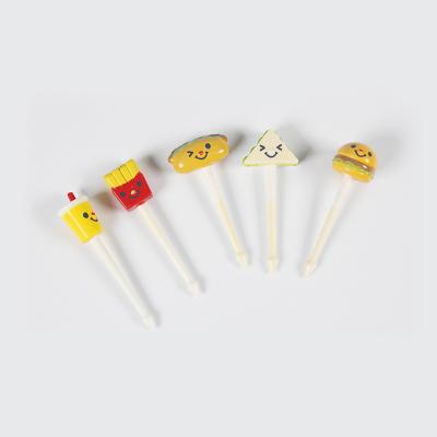 China Minimalist lunch accesori for kids box flavored toothpicks food picks for lunch props for kids for sale