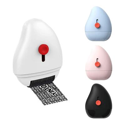 China Portable Confidential Seal Security Privacy Information Blackout Theft Protection Roller Refillable Stamp for sale