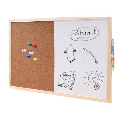 China Hot Wall Mounted Whiteboard Home\Office\Hotel\Restaurant\Car Sales Office\Bar Half with Half Magnetic Cork Board for sale