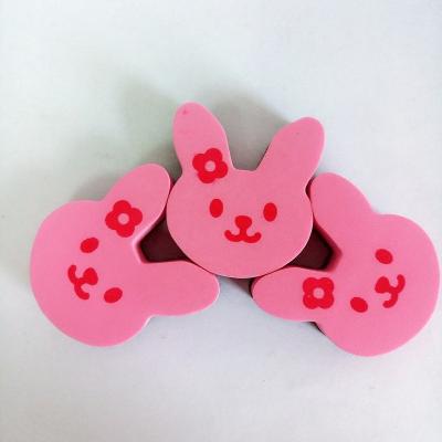 China New Design Kids School Rabbit Eraser Wholesale Whiteboard Eva Cute Erasaer for sale