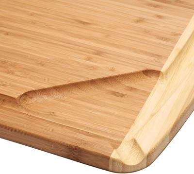 China Sustainable Kitchen Extra Large Bamboo Chopping Board Hot Sale for sale