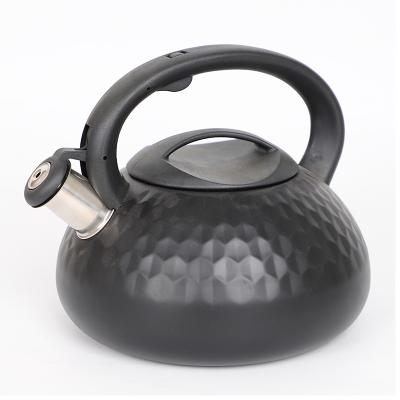 China Sustainable Teapot Kitchen Water Whistling Kettle 3.0L Stainless Steel Hotel Painting Home Whistling Kettle for sale