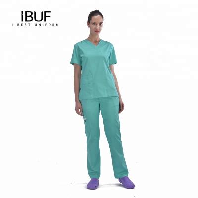 China Anti-Wrinkle Spandex Nursing Patterns Medical Uniform for sale