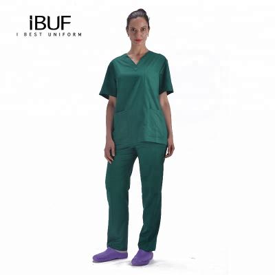 China Anti-wrinkle nurses uniform design images scrubs uniforms nursing for sale