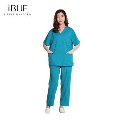 China Anti-Shrinkage Nurse Uniform Type And Women Gender Care Scrubs for sale