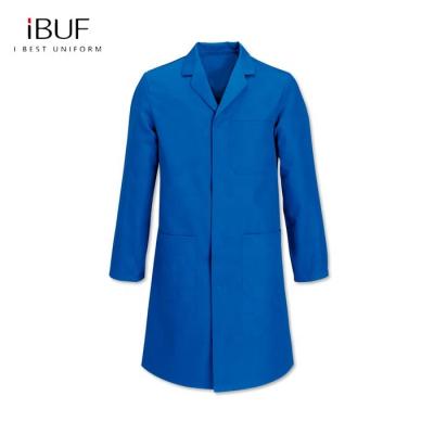 China Aplet Stud Anti-Shrink Unisex Coat For Nurse And Doctor for sale