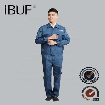 China Cotton Unisex Construction Worker Anti Shrink Construction Uniform Workwear for sale