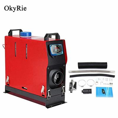 China Preheater Okyrie 12V All In One Diesel Air Heater Parking Heater Single Air Outlet LCD Muffler Remote Control Parking Muffler for sale