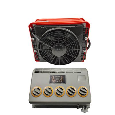 China Hot Sale Excavating Okyrie 12v/24v Split Air Conditioner Vehicle Mini Air Condition For Truck Standard for sale