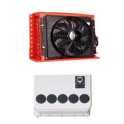 China Okyrie Split Air Conditioning 12V 24V Electric Parking Air Conditioner For Excavator Tractor Trailer Truck Air Conditioner 53*20*40cm for sale