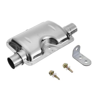 China Car Air Conditioner System OkyRie 24mm/0.94inch Exhaust Muffler Muffler Flanges Bracket Set Diesel Parking Heater Muffler For Eberspacher for sale