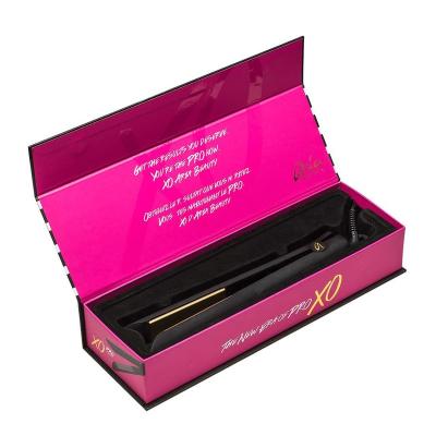 China Wholesale custom printing luxury flat iron hair straightener hot comb packaging box for sale