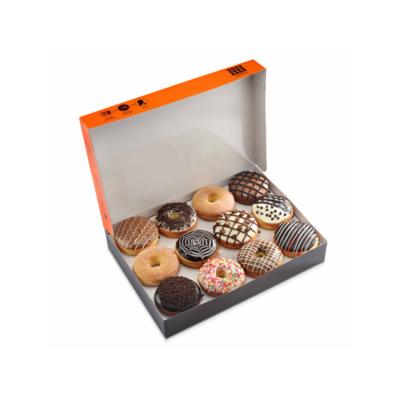 China Wenzhou good quality Manufacturer paper cardboard donut cookie packaging box for sale