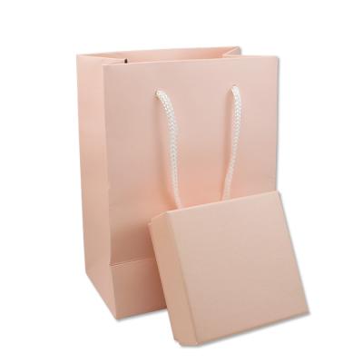 China jewelry necklace paper packaging bag shipping bag shopping bag for sale