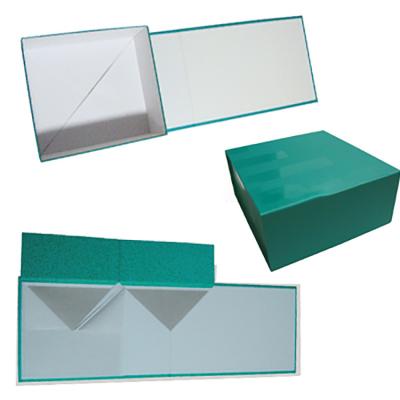 China hair packaging box rigid box cardboard insert collapsible shipping box flat packing for sale