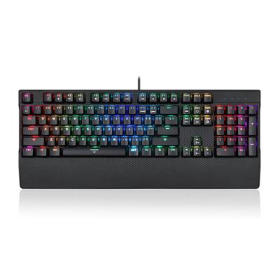 China Anti-ghosting Best Selling Computer Accessories Full Keys Anti-ghosting Mechanical Gaming Keyboard With RGB Backlit for sale