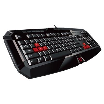 China Multimedia Keyset Ghosted Wired Membrane Keyboard With OEM Logo for sale