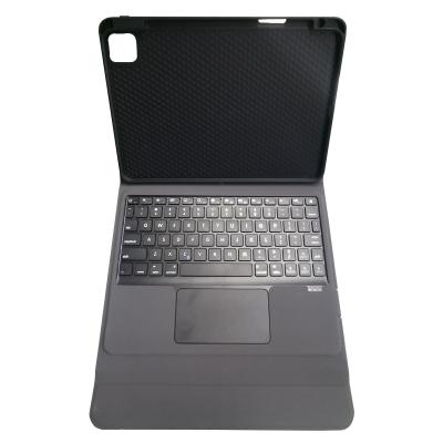 China Foldable Artificial High-end Touchpad Touchpad Keyboard Leather Case For Bluetooth Wireless Keyboard for sale